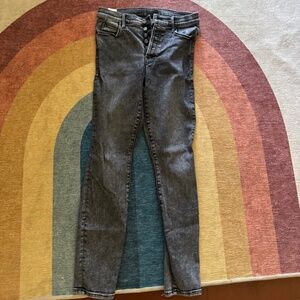 Mother Jeans: Button Fly High-Waisted: The Stunner